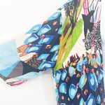 Womens Boho Hippie Beach Artsy Long Duster Kimono Cardigan‎ Kaftan Cover Up OS Blue Size undefined Photo 3