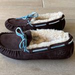 UGG  Brown Dakota Wool Lined Slippers Size: 6 Photo 0