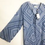 Shiraleah NWT  Lace Up Geometric Pattern Tunic Dress Size XL Photo 3