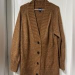 Gap Blanket Boyfriend Cardigan Coffee Cup Brown button down v neck oversized s Photo 1