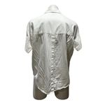 Madewell  Women's Short Sleeve Button-Up Top White XXS Photo 5