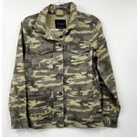 Sanctuary  Jacket Womens Button Front Camo Shacket‎ Military Olive Size S Photo 1