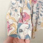 Anthropologie Maeve Multicolor Floral Handkerchief Hem Lightweight Top Size 4 Photo 4