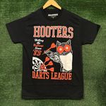 Hooters Darts League Hitting the Bullseye Since 83 T-Shirt Size Medium Photo 0
