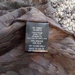 Nili Lotan Black and Brown Leopard Long Sleeve Top See Through Womens Xs Photo 5