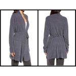 Barefoot Dreams 💕💕 CozyChic Drape Rib Cardigan Ultra Lite Pacific Blue XL Photo 3
