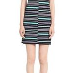 Calvin Klein  CKJ women's M striped sleeveless stretchy midi sweater knit dress Photo 0