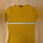 Atmosphere  women’s mustard crewneck acrylic sweater size small Photo 3