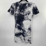 Princess Polly Ribbed Body Con Dress Womens 6 Gray White Cotton Tie Dye Photo 4