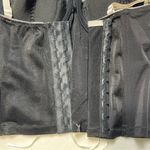 Black Bustier Top with White Embroidery size 36C Black Photo 5