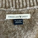 American Eagle  Sweater XS Women’s V-Neck brown pullover Photo 2