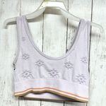 Aerie Offline by Arie Sports Bra Women Size S Purple Sports Bra Casual Cotton Tribal Photo 3
