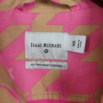 Isaac Mizrahi Target 20th Anniversary Womens Trench Coat XS Pink Tan Houndstooth Photo 1