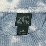 Wild Fable Multicolor Tie Dye Waffle Long Sleeve Cropped T-Shirt Top Size XS Photo 4