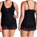 Becca  Prairie Rose Lace Skirted One Piece Swimsuit 1X (16-18) Photo 1
