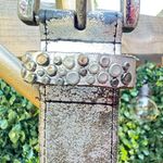 joe's jeans  Genuine Leather Belt Distressed Silver Women’s Small Photo 0