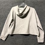 Puma Keeps You Dry Cropped Hoodie Women Large Gary Graphic Long Sleeve Pullover Photo 5