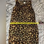 Slinky Brand Vintage Leopard Print Dress Medium Photo 9
