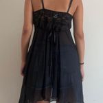 Linea Donatella Black Embellished Y2K Slip Dress Lingerie Photo 1