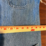 Rafaella VTG RF Rafaela Jean Jumper Women's Medium Zip Front Sleeveless V-Neck Denim Photo 10