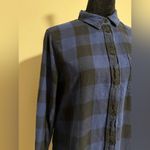 Label of Graded Goods Preloved Blue and Black Button Down Plaid shirt size 8 Photo 1