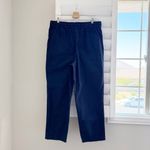 Anthropologie Maeve Tenley Twill Track Pull On Pants In Navy Blue Size XL Photo 10
