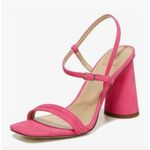 Sam Edelman Kit Dahlia Pink Square Toe Slingback Cylindrical Block Heel Sandals Photo 0