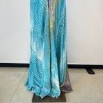 Johnny Was NWOT  Biya Silk Blue Sleeveless Long Maxi Dress Size S Photo 3