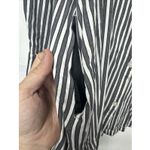 Vera Wang Simply  Women's Dress Shirt Small Vertical Stripe Button Front Blouse Photo 9