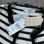 Mango  Stripped Fringe Jacket Photo 1