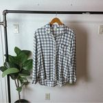Melrose and Market -`♡´- Free!   Plaid Flannel Button Up Long Sleeve Size S Photo 1