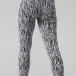 Athleta Flurry Elemental Black & White Tight Leggings Women’s Size M Medium Photo 1