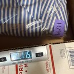 Loft MP Striped Tied Puff Sleeve Midi Dress Beach Nautical Spring Casual Party Photo 12