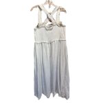 Tommy Hilfiger  White Smocked Ruffle Straps Maxi‎ Dress Size XL Flowy Sundress Photo 3