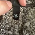 Eileen Fisher  Long Skirt Linen Blend Basketweave Brown Tweed Size Medium Photo 6