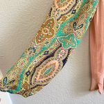 Anthropologie ‎ Meadow Rue Giada Peasant Blouse Size M/L Semi Sheer EUC Photo 1