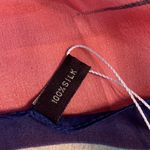 Fashion Scarf 100% silk so beautiful 71” length and 35” wide big scarf Photo 5