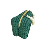 Crochet Pearl handle acrylic gold intricate scroll design front & Back m… Photo 3