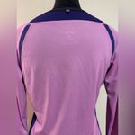 Nike EUC  Purple and Black Dri-Fit Long-sleeve Top size medium Photo 4