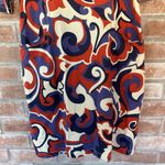 J. McLaughlin NWOT Abstract Print Midi Shift Dress Half Sleeve Pockets Small Photo 2