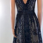 Francesca's Miami Size Medium Black Lace Fit and Flare Dress Sleeveless NWT Photo 10