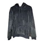 Heathmoor Dark Blue Navy Textured Fuzzy Plush Pullover Hoodie Sweatshirt Size XL Photo 1