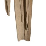 Modern Citizen  Lenese Beige Knit Tie Waist Long Sleeve Wrap Midi Dress Size S Photo 7