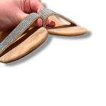 Madden NYC Lillie City Bling Ankle Strap Bock Heel Sandals Sz 10 Photo 4