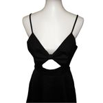 Lulus Lulu’s Mini Dress Bow Front Black Size Large Photo 1