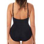 MiracleSuit SKINNY DIPPERS  BLACK SIMBA LUCKY CHARM ONE PIECE SWIMSUIT 6529188 L Photo 2