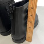 Loeffler Randall Fenton Rain Boots Women’s Size 9 Black Rubber Ankle Waterproof Photo 9