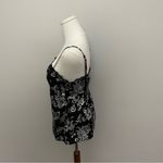 White House | Black Market  Babydoll Cami Camisole Floral Lace Silk Sleeveless Y2K Photo 5