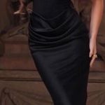 House Of CB  XS D-DD‎ Persephone’ Black Strapless Corset Maxi Dress NWOT Photo 0