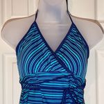 Motherhood Maternity Striped One Piece Swimsuit S Photo 3